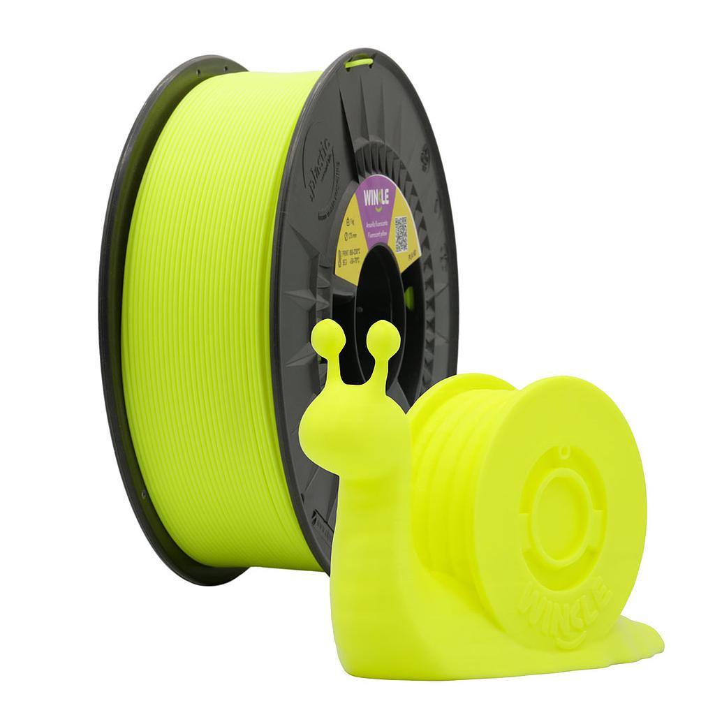 FILAMENTO PLA HD FLUORESCENTE WINKLE 1,75MM AMARILLO ELÉCTRICO 1KG