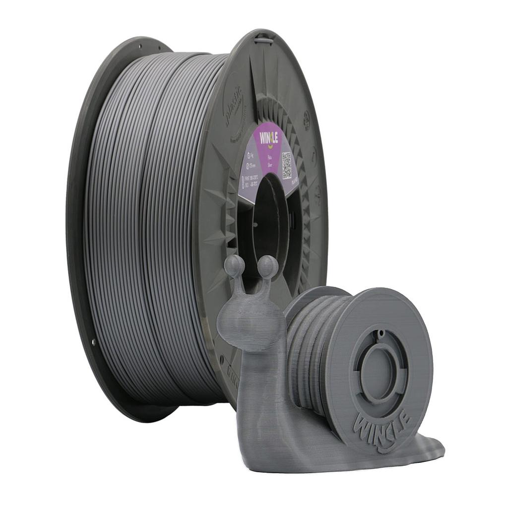 FILAMENTO PLA HD WINKLE 1,75MM PLATA 1KG