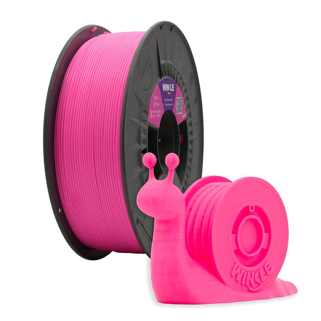 FILAMENTO PLA HD FLUORESCENTE WINKLE 1,75MM ROSA ELÉCTRICO 300G