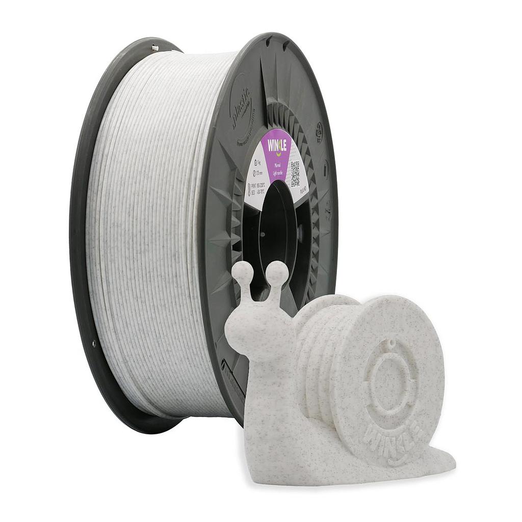 FILAMENTO PLA HD TEXTURE (TEXTURIZADO) WINKLE 1,75MM MÁRMOL 1KG