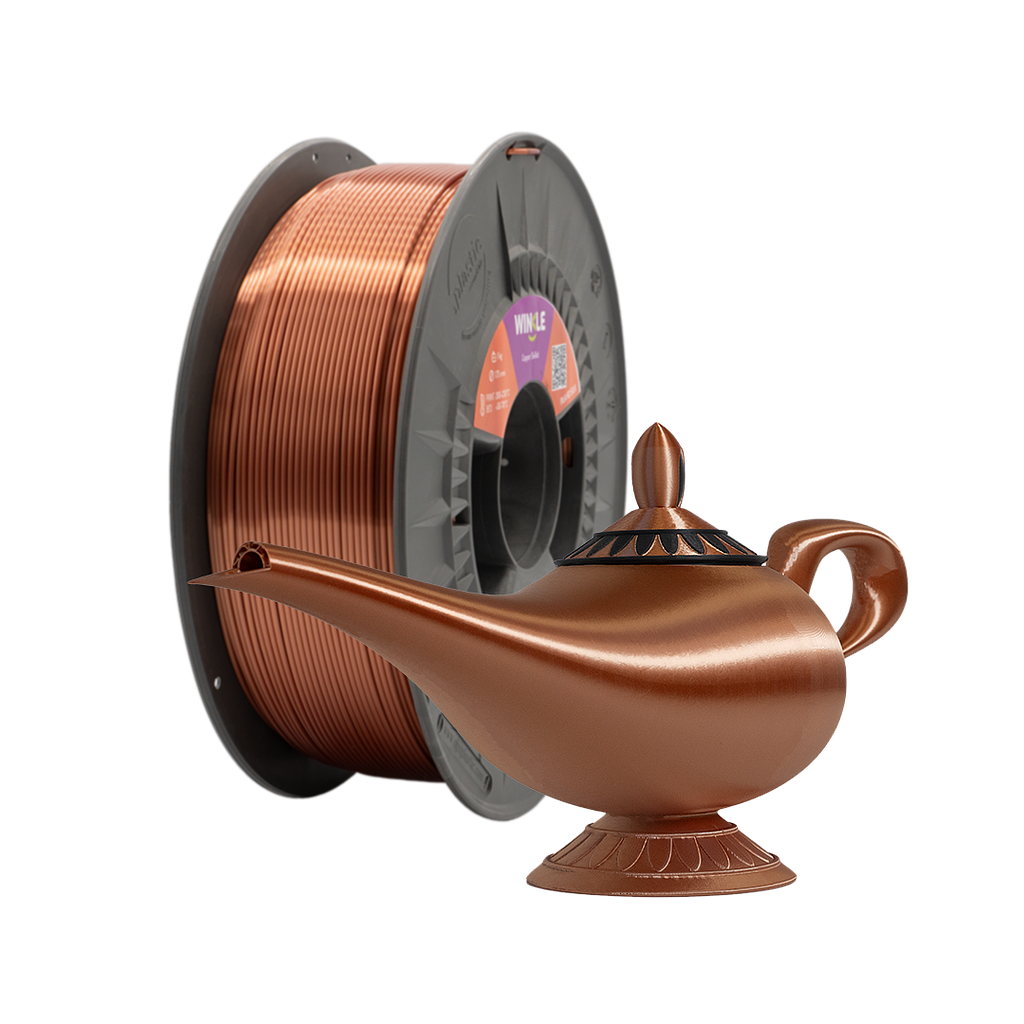 PLA SILK WINKLE 1.75 MM COPPER SKILLET 300GR