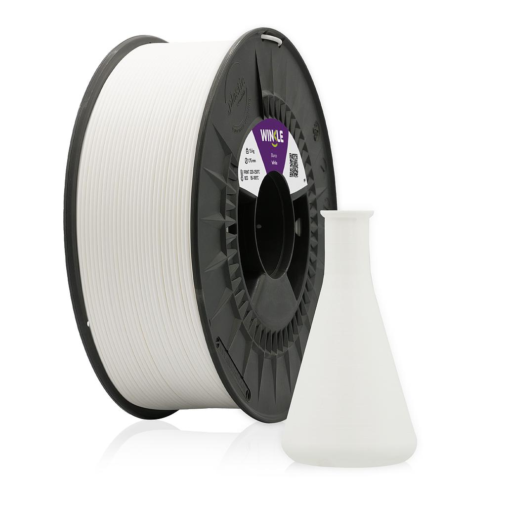 FILAMENTO PP (POLIPROPILENO) WINKLE 1,75MM BLANCO 1,5KG