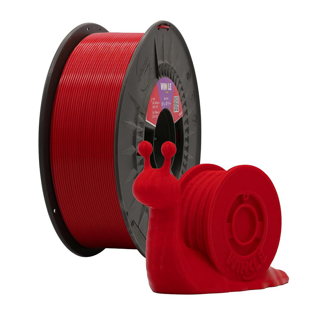 FILAMENTO PLA HIGH SPEED (ALTA VELOCIDAD) WINKLE 1,75MM ROJO DIABLO 1KG