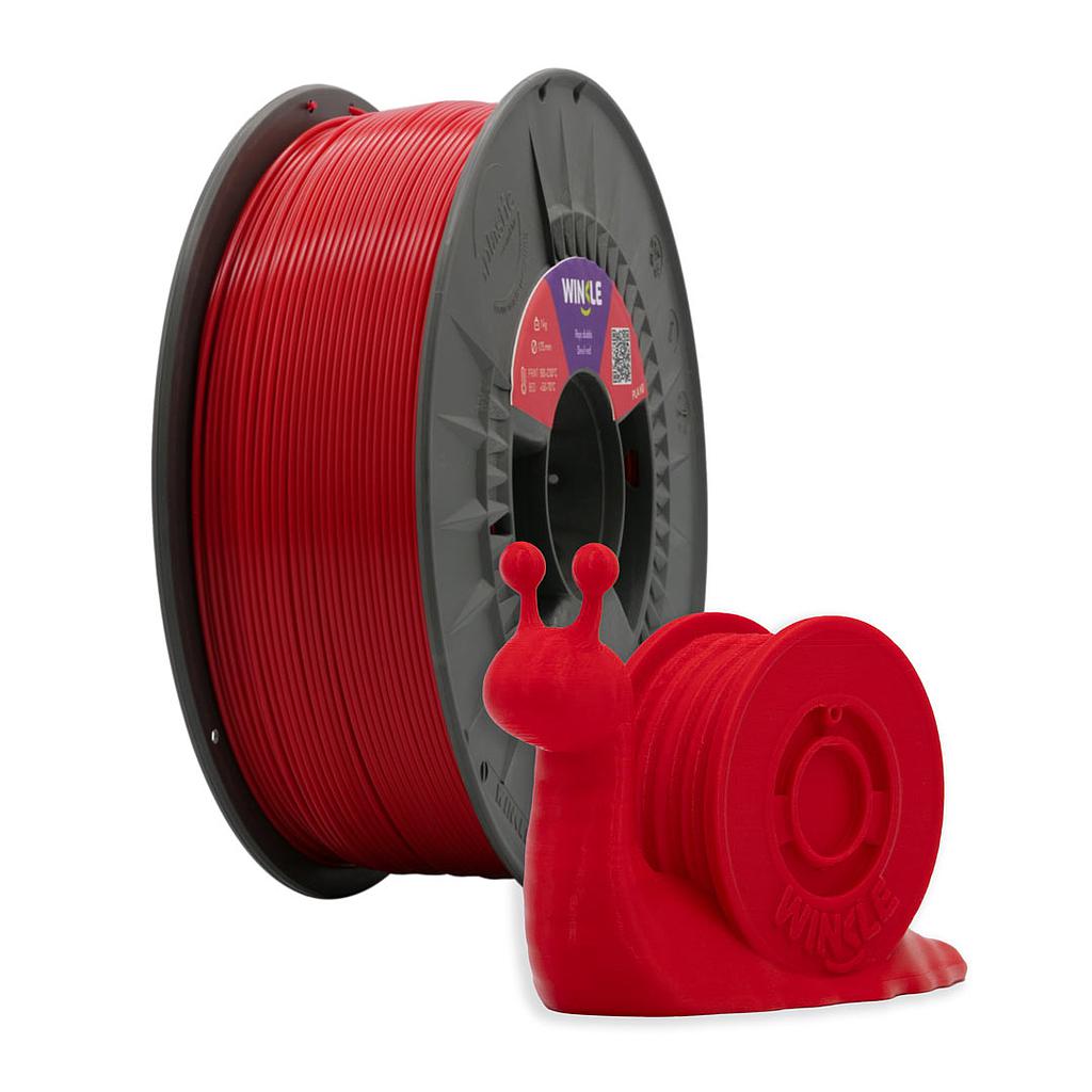 FILAMENTO PLA HD WINKLE 1,75MM ROJO DIABLO 1KG