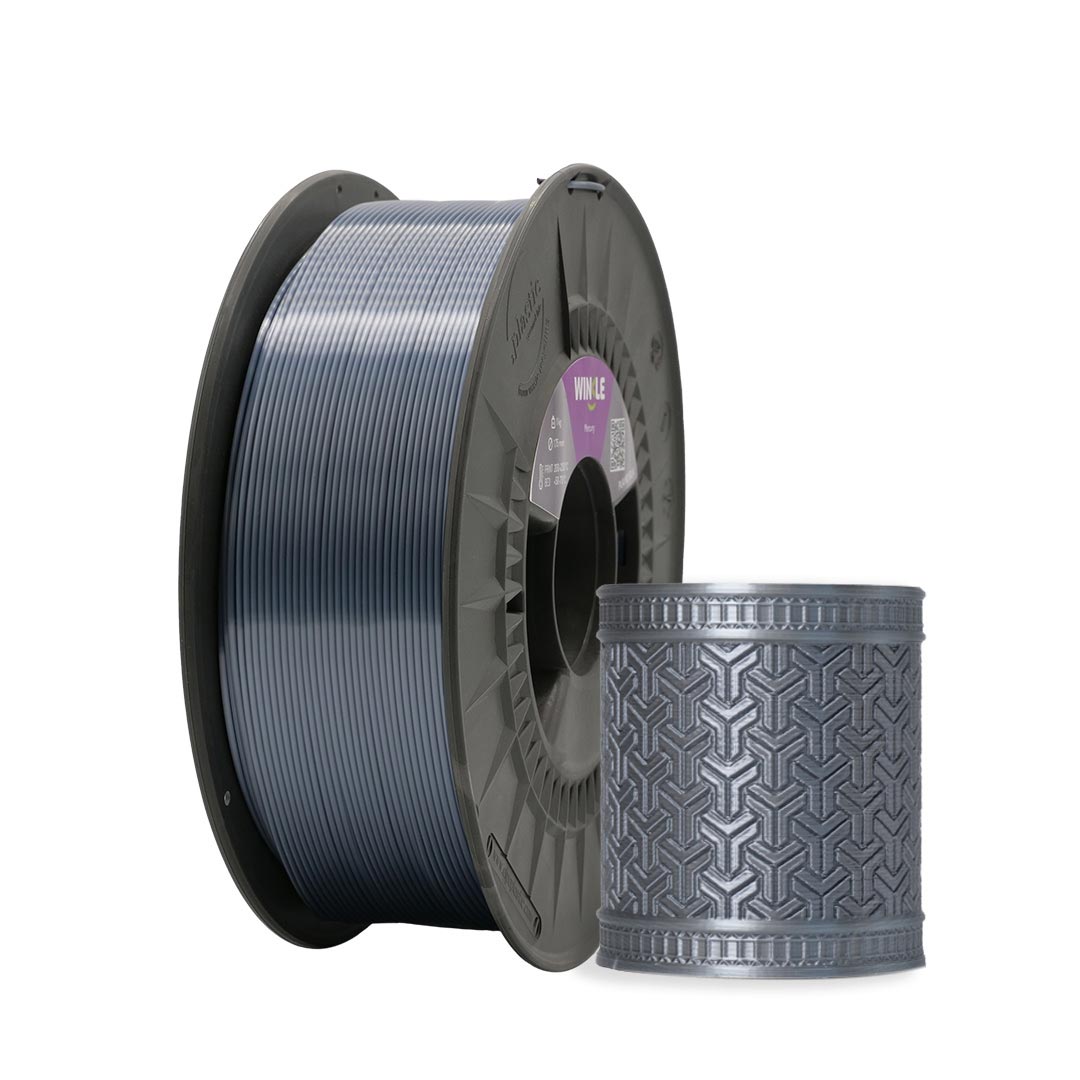 PLA-SILK WINKLE 1.75 MM MERCURY 1KG