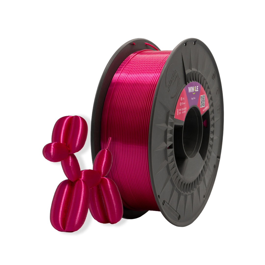 PLA-SILK WINKLE 1.75 MM RUBY PINK 1KG