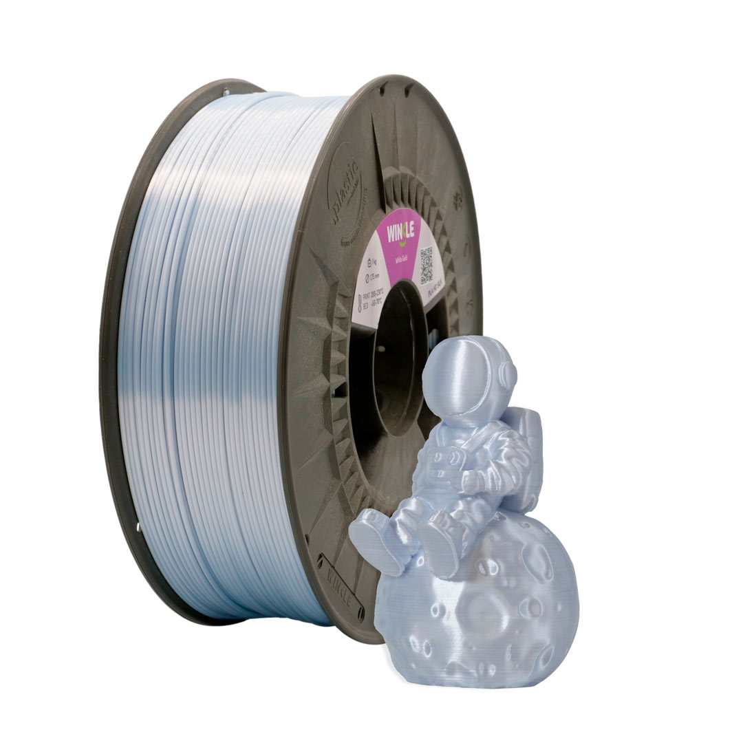 PLA-SILK WINKLE 1.75 MM WHITE GOLD 300GR