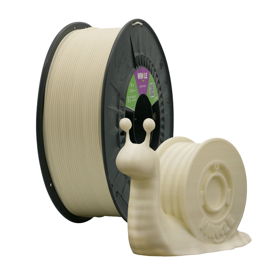 PLA-LD WINKLE 1.75 MM VERDE FOSFORESCENTE 1KG