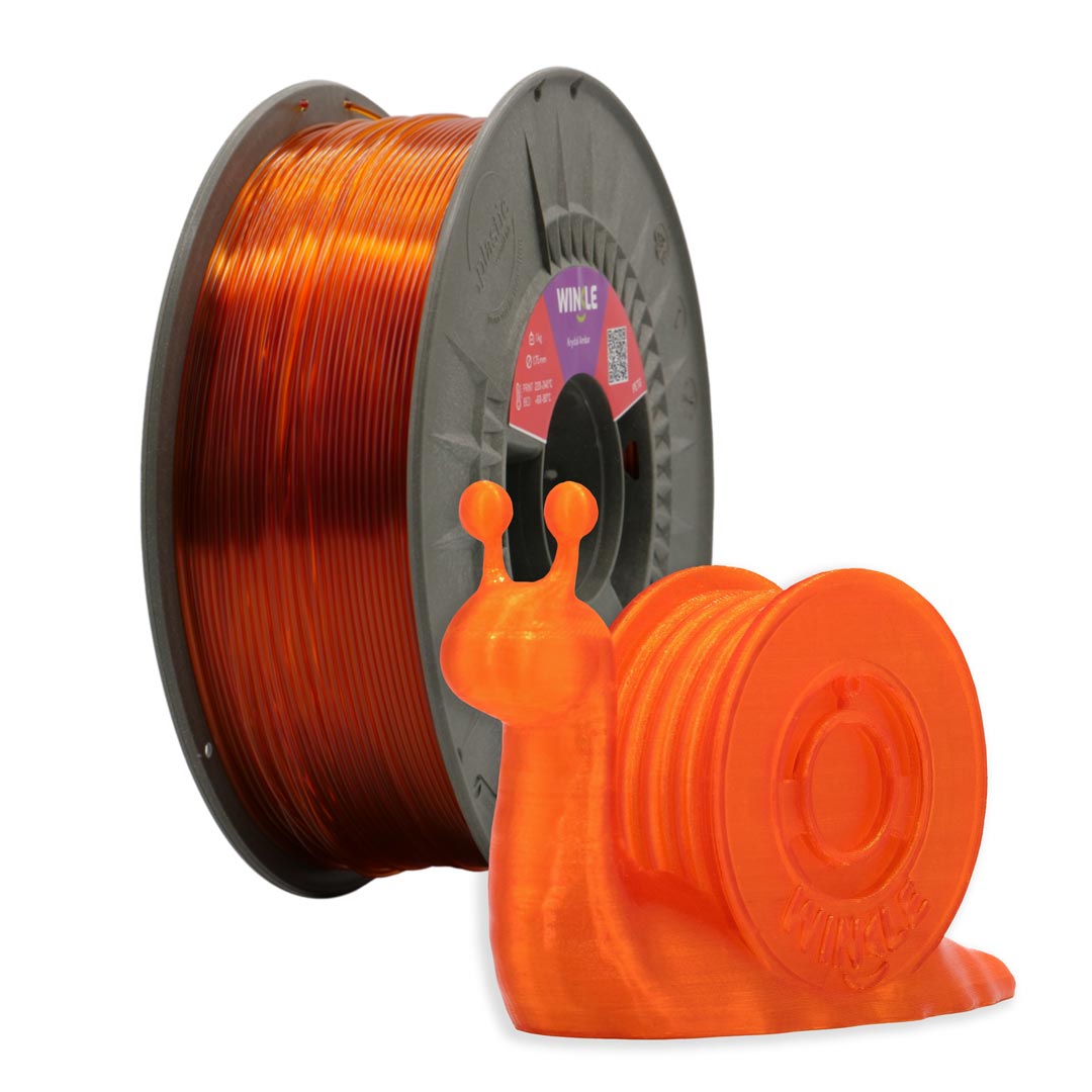 PETG WINKLE 1.75 MM KRYSTAL AMBAR 300GR