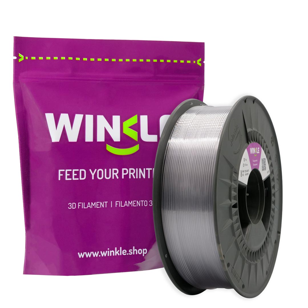 PETG WINKLE 1.75 MM TRANSPARENTE 1KG