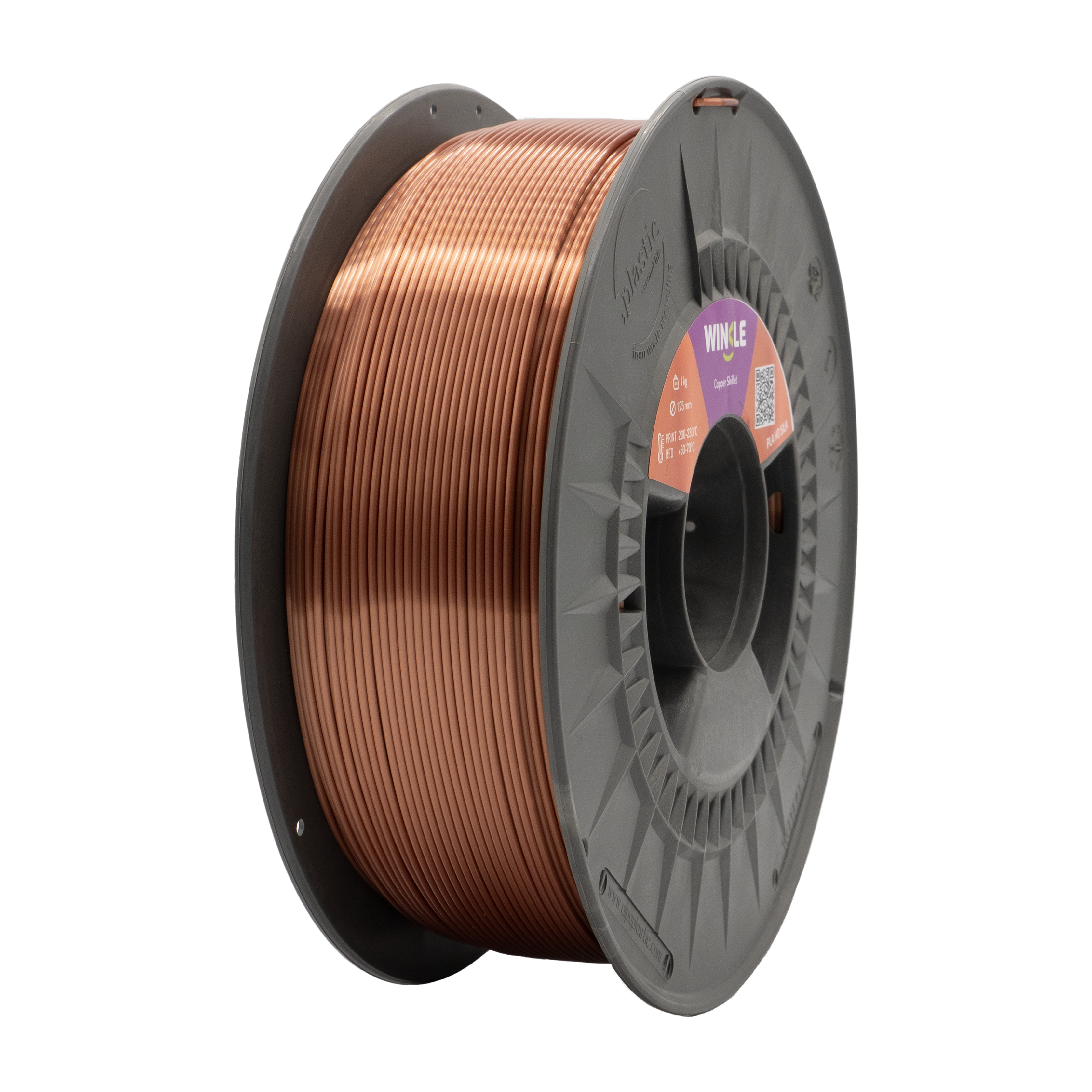 PLA-SILK WINKLE 1.75 MM COPPER SKILLET 1KG