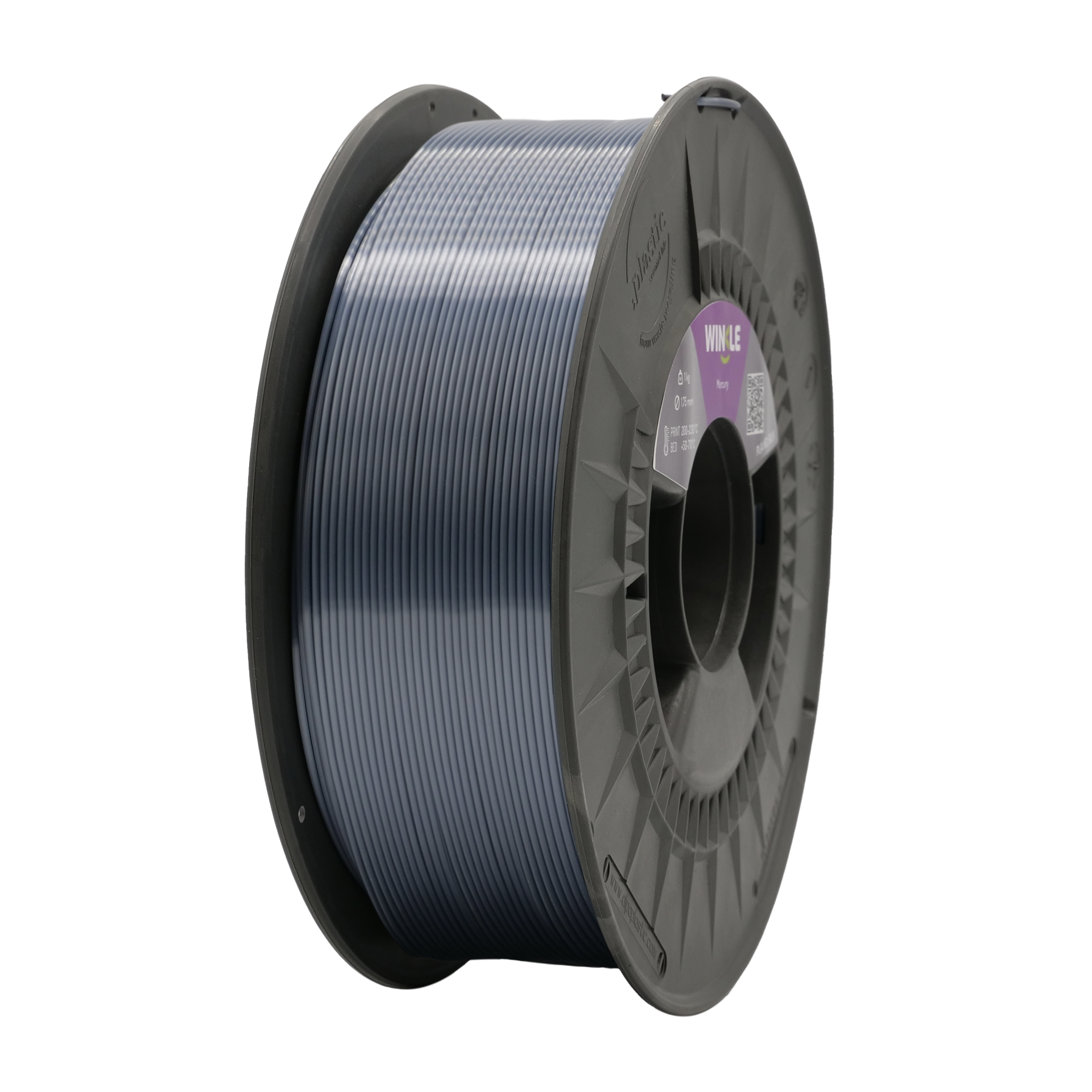 PLA-SILK WINKLE 1.75 MM MERCURY 300GR