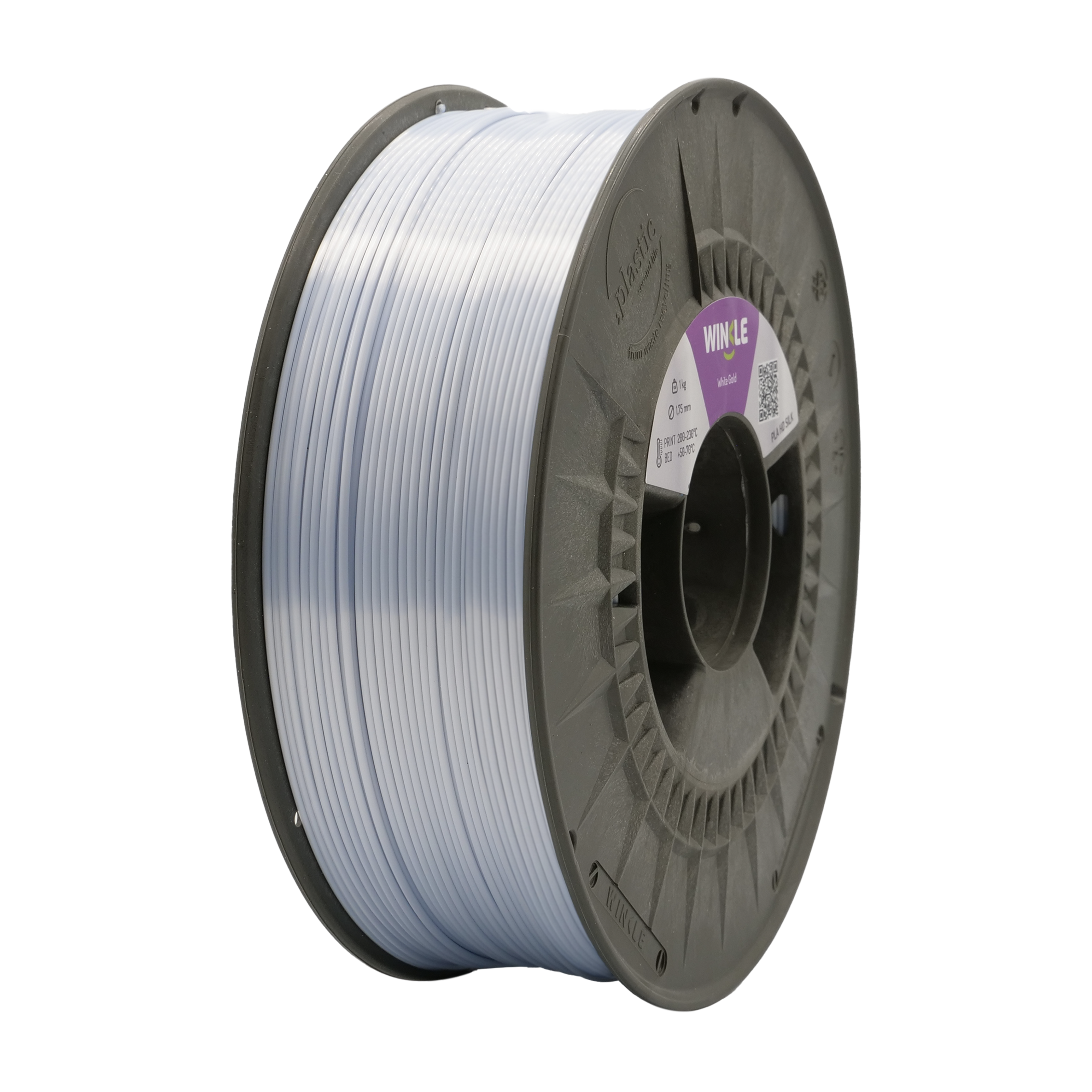 PLA-SILK WINKLE 1.75 MM WHITE GOLD 1KG