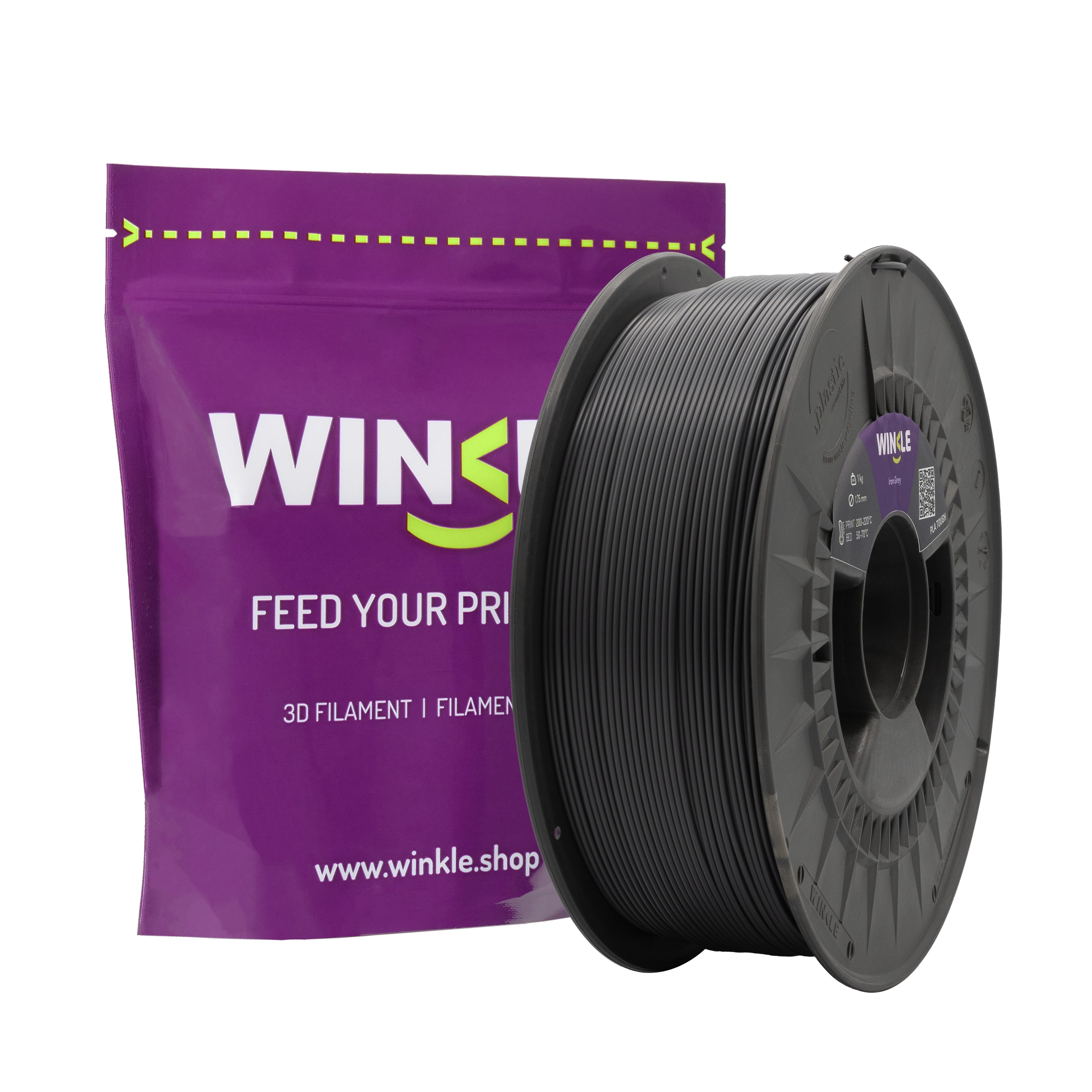 PLA-TOUGH WINKLE 2.85 MM IRON GREY 1KG
