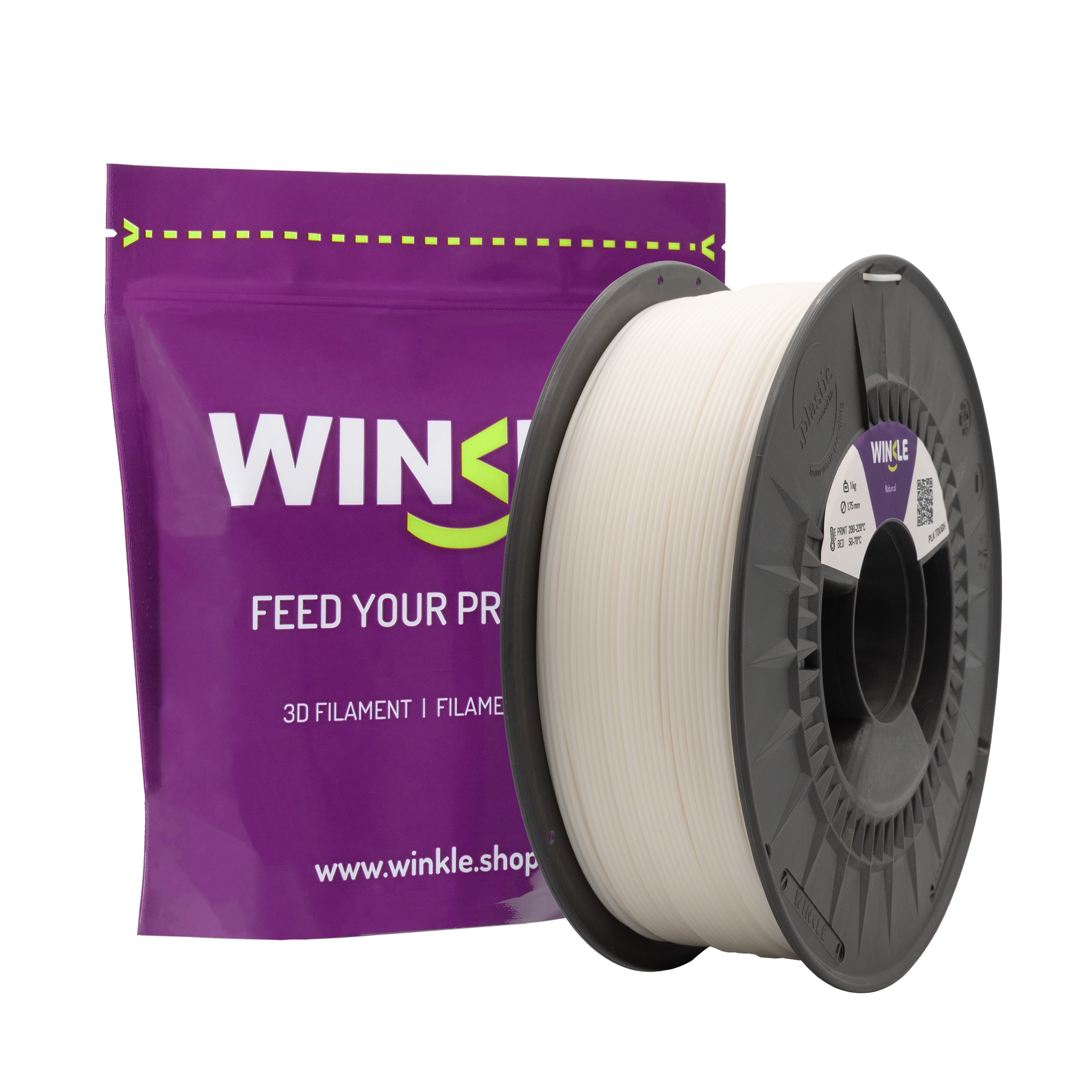PLA-TOUGH WINKLE 1.75 MM NATURAL 1KG