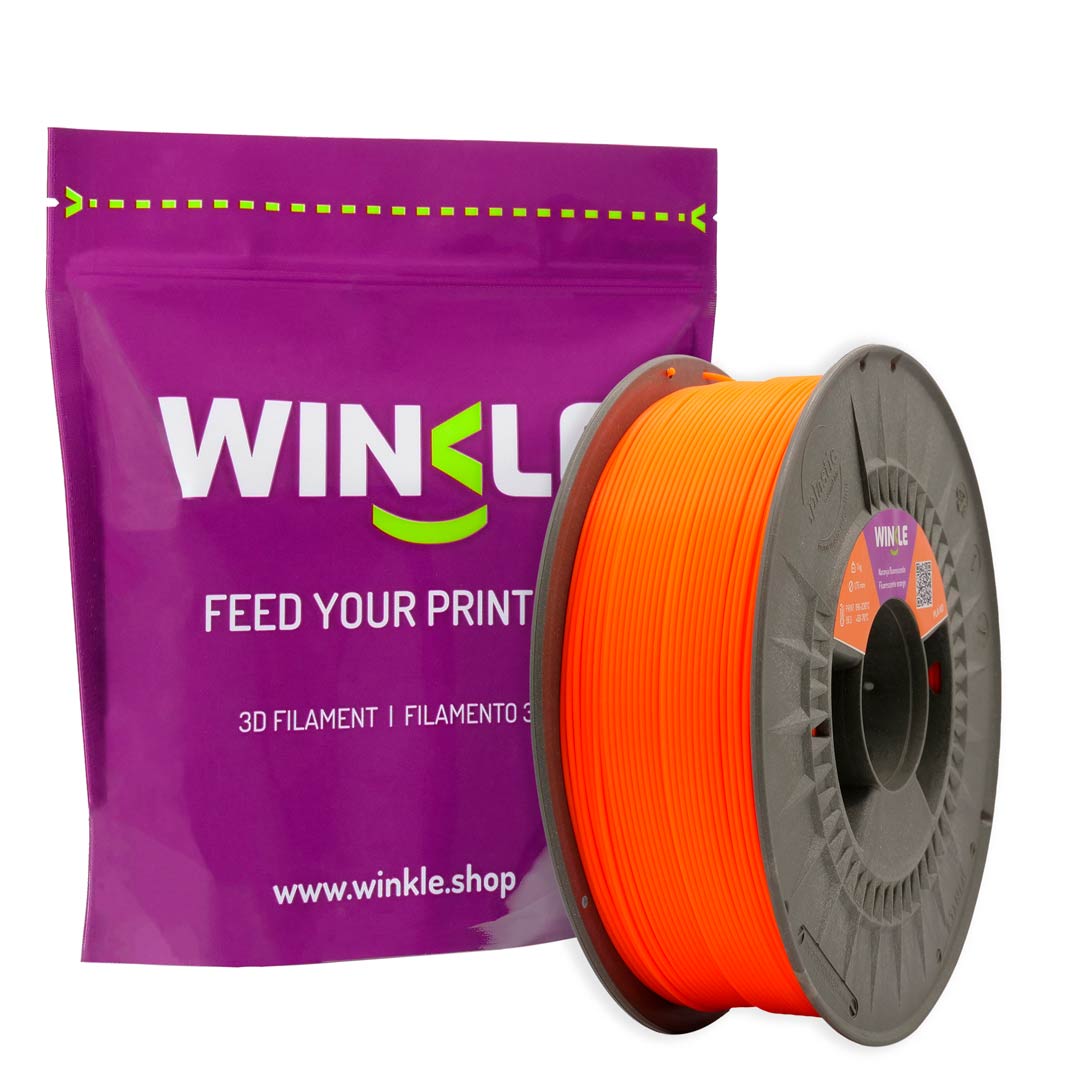 PLA-HD WINKLE 1.75 MM NARANJA FLUORESCENTE 1KG