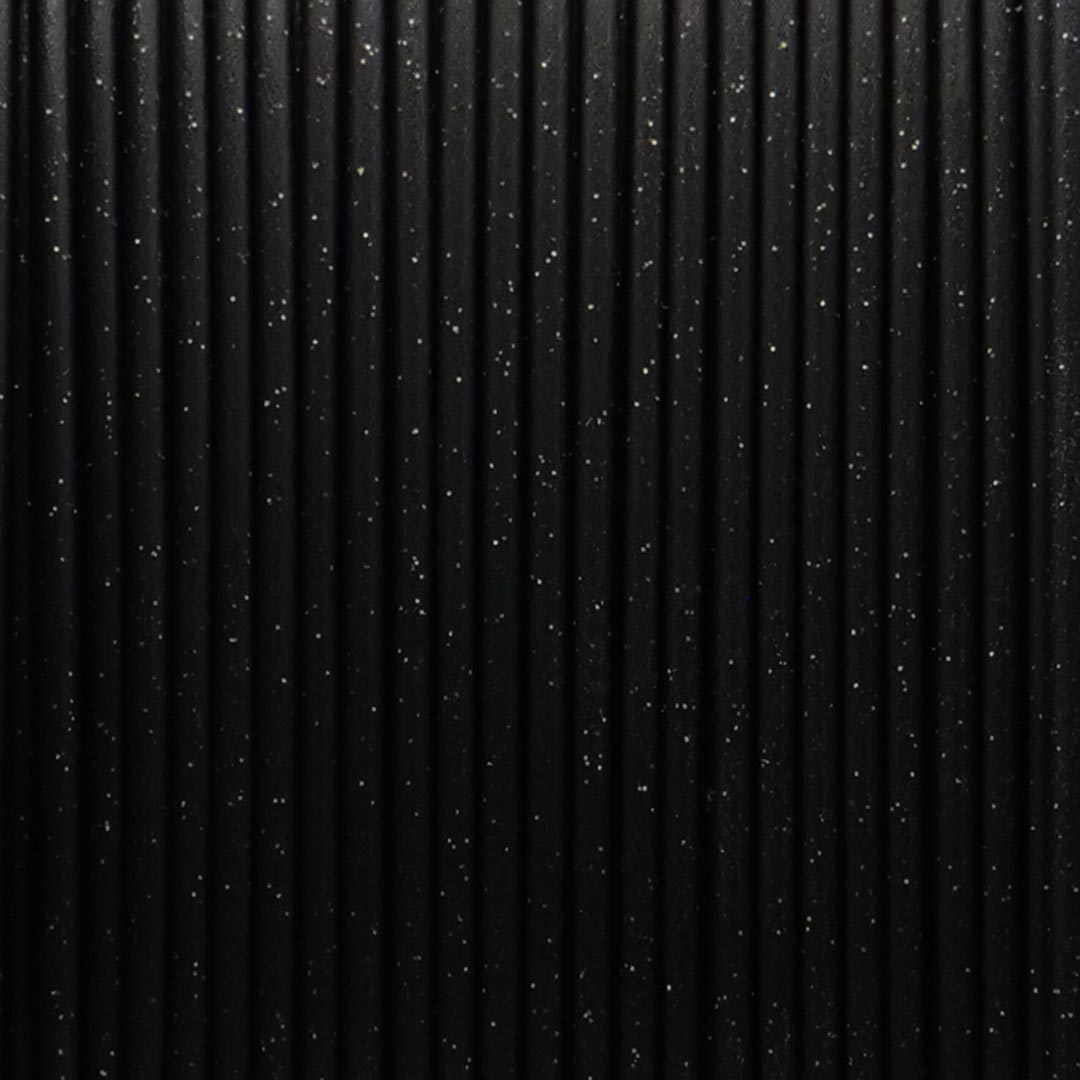 PLA-HD WINKLE 1.75 MM NEGRO CON PARTICULAS (STARDUST) 1KG