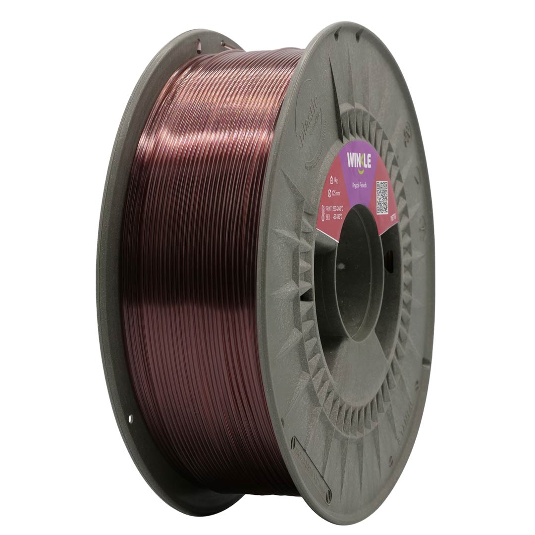 PETG WINKLE 1.75 MM KRYSTAL PINKISH 1KG