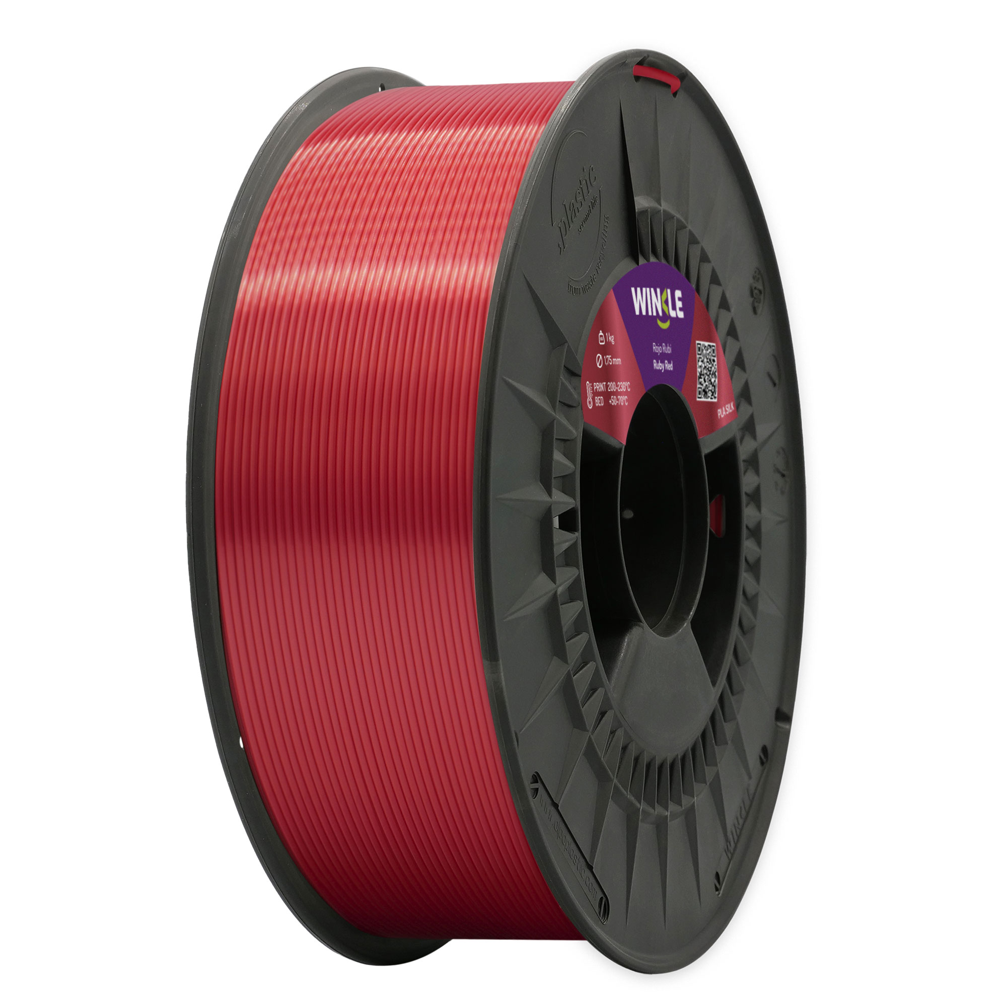 PLA-SILKY WINKLE 1.75 MM MERRY RED 300GR